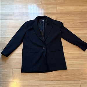 Zara Men’s Pinstripe Suit Jacket Size Large